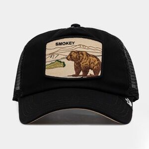 Goorin bros SMOKEY BEAR the farm trucker SnapBack hat. Camp Crasher exclusive